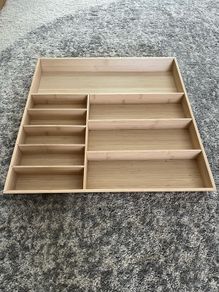 Kitchen drawer organiser tray