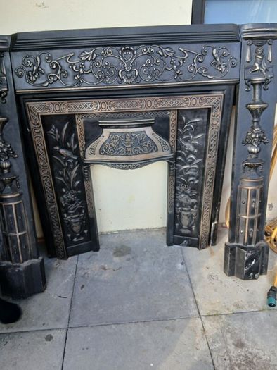 cast iorn fireplace heavy