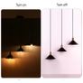 3 lights chandelier iron painted strip/disc ceiling plate living room kitchen restaurant hotel lamp Image 5
