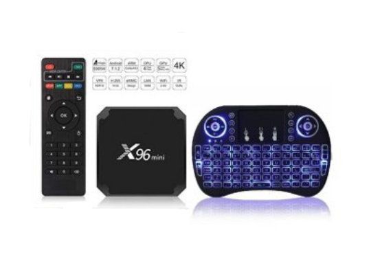 LIGHT IN THE DARK 2.4GHz Wireless Airmouse Keyboard Remote for Android TV Box Mini PC