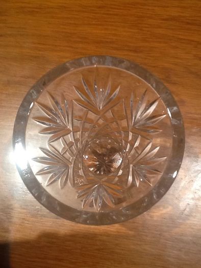 6" Crystal Vase.