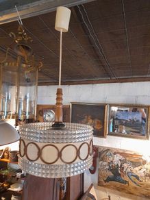 Vintage Mid Century Pendant Light