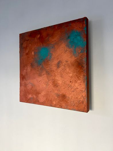 "Soulmate" abstract acrylic painting on canvas
