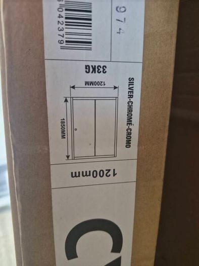 1200x800 shower door and tray