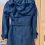 Zara Trench Coat Black XS Image 2