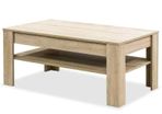 Coffee Table Chipboard 110x65x48cm Oak - Free Delivery Nationwide