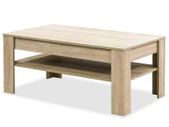 Coffee Table Chipboard 110x65x48cm Oak - Free Delivery Nationwide