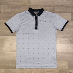 FootJoy FJ Patterned Golf Polo Shirt Mens Medium Athletic Fit