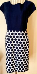 Precis Spot Shift Dress S 18