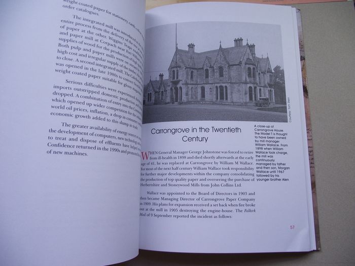 'Carrongrove: 200 years of Papermaking' by Argyll Publishing