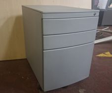 Metal Office Drawer Unit | 3 Drawer | Under - Side Desk Storage