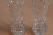 2 x Small Galway Crystal Vases