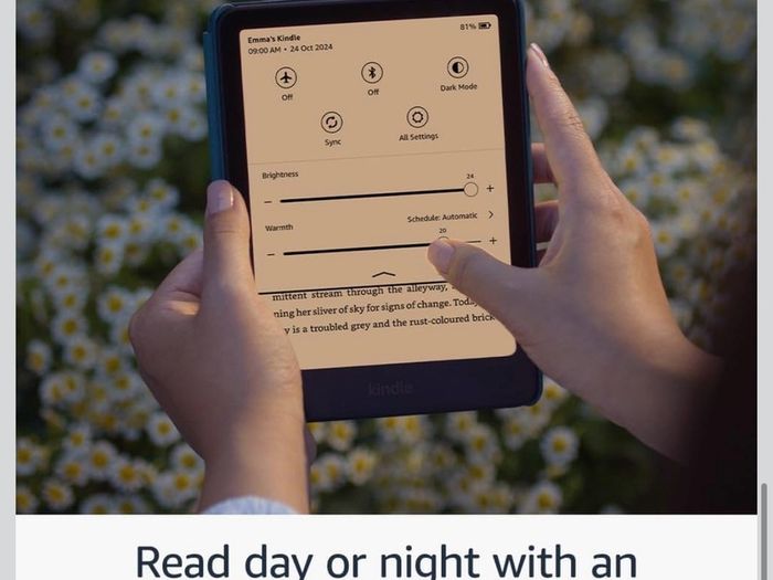 Amazon Kindle Paperwhite (newest gen) | 7" glare-free display and weeks of battery life | 16 GB | Without Ads | Black