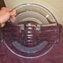1930's Walther and Sohne Art Deco blue glass bowl Image 4