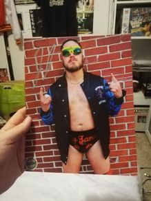 AEW Joey Janela & Effy Autographs