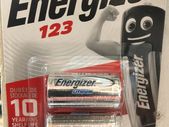 Energizer 123 Batteries 2 Pack