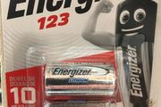 Energizer 123 Batteries 2 Pack