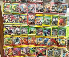 lego magazines packets with minifigures