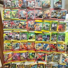lego magazines packets with minifigures