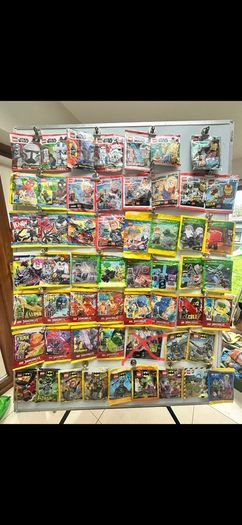 lego magazines packets with minifigures