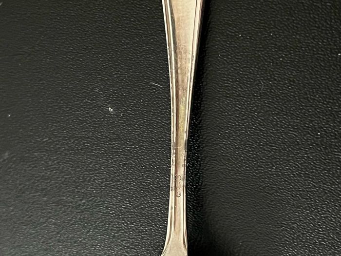 Vintage 1938 Sterling Silver Art Deco Coffee Spoon Viners