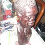 Large Antique Wood African Carved African Head postage available or collection on all my items, Image 3