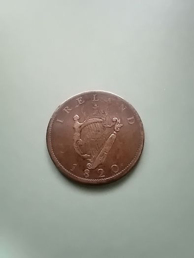 Ireland 1820 Geo III Penny Token