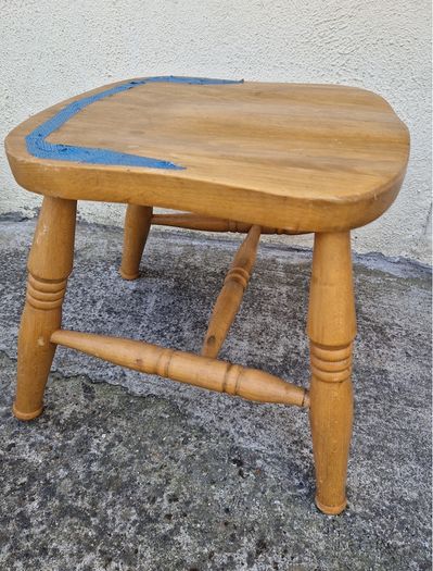 Wooden stool