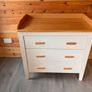 Chest of Drawers with baby Changing table on Top Image 4