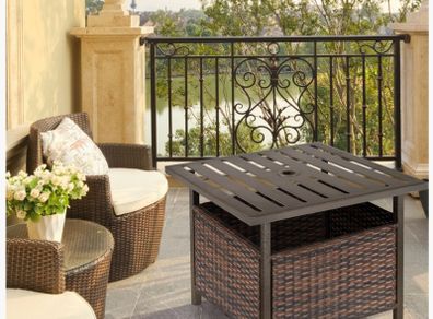 NEW Rattan Outdoor/Indoor Coffee table