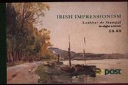 1993 Ireland Irish Impressionism Commemorative Stamp Booklet Mint Never Hinged (MNH). Images of contents shown