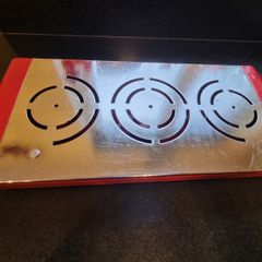 Typhoon Triple food warmer - red and chrome