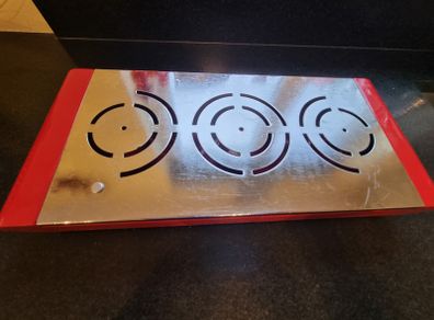 Typhoon Triple food warmer - red and chrome