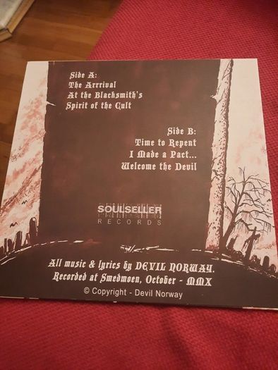 DEVIL: Magister Mundi Xum - Demo 10 inch LP - 2011 (500 black first pressing)
