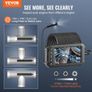 Endoscope Camera with Lights Triple Lens Borescope 1499.6 cm Cable 12.7 cm Screen Image 2