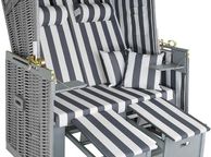main image for ad _Baltic Sea beach chair, 2-seater, 4-way adjustable backrest