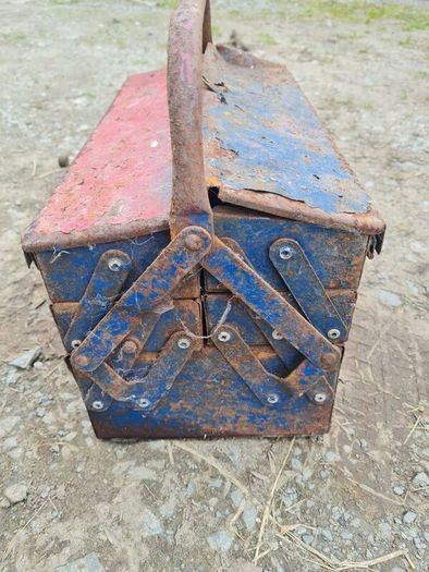 Antique Metal Tool Box