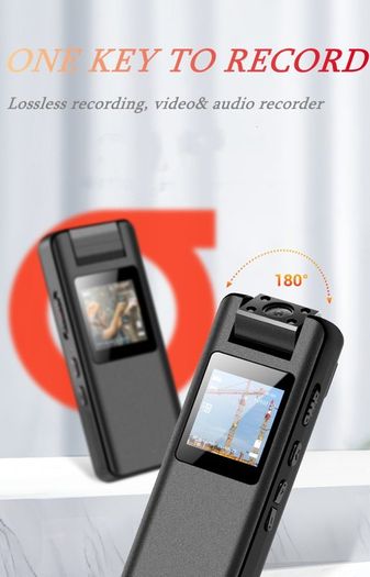 Digital Mini Body Camera Playback Screen 1080P Professional HD Screen Portable Magnetic Night Vision Small Camera Sports DV Nanny Camcorder