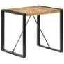 Dining Table 80x80x75 cm Rough Mango Wood Image 8