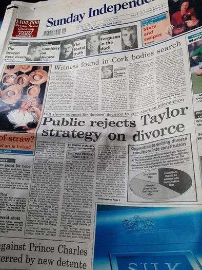 Vintage newspapers from 1994
