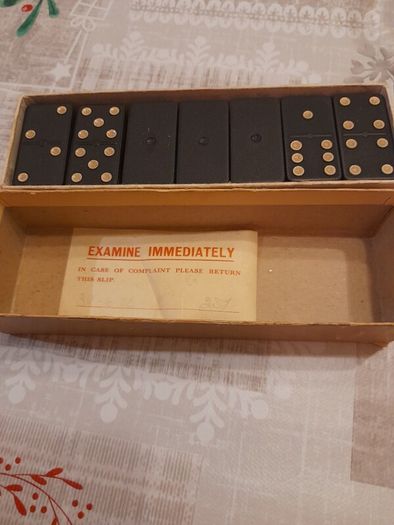 Antique Dominoes Set
