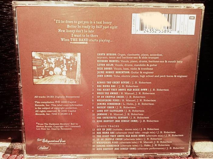 2000. The Band. Remasters. CD