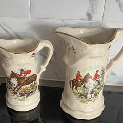 Two " The Hunt" jugs
