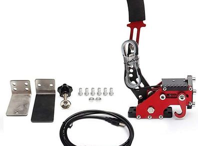 Handbrake PC Bruce & Shark 14-Bit USB Handbrake Handbrake PC for Racing Games