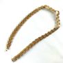Mid century gold tone costume necklace Image 6