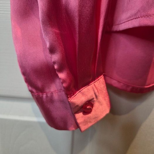 Neon pink blouse  size M