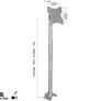 Tv Ceiling Mount Bracket Swivel Tilt 23"-42" Image 3