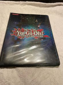 Yugioh binder and card