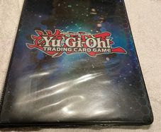 Yugioh binder and card