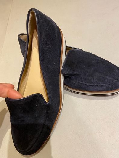 Women shoes low wedge Designer Dune size 5 brand new